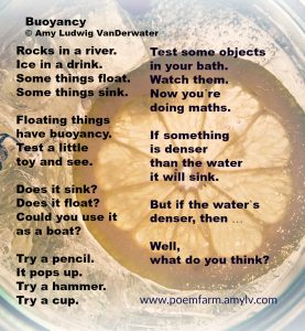 Buoyancy poem Amy Ludwig VanDerwater ice