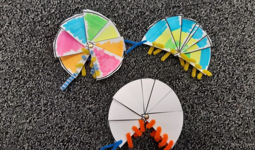 Paper woodlice craft
